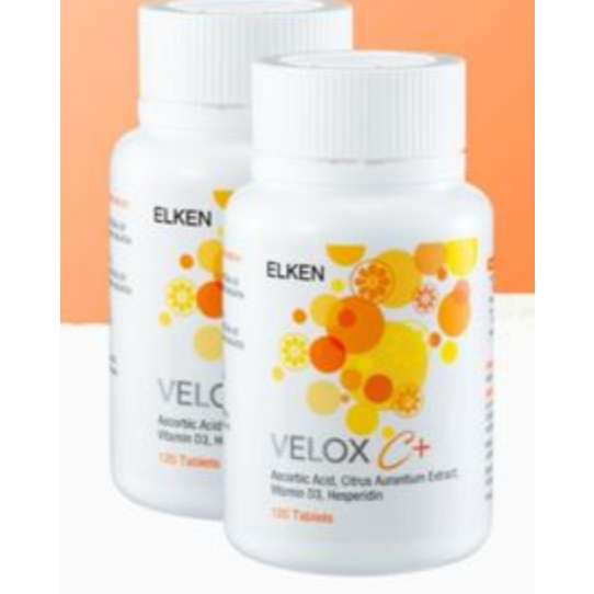 เวอร์ชั่นใหม่! Elken Velox C + 45 เม็ด / 120 เม็ด หรือ Ester C Plus 30 เม็ด (บรรจุภัณฑ์เก่า)