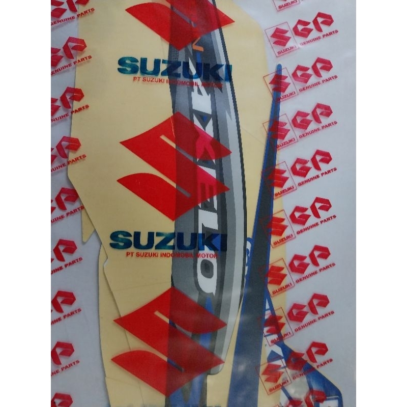 สติ๊กเกอร์ Suzuki Axelo 125 Candy Blue