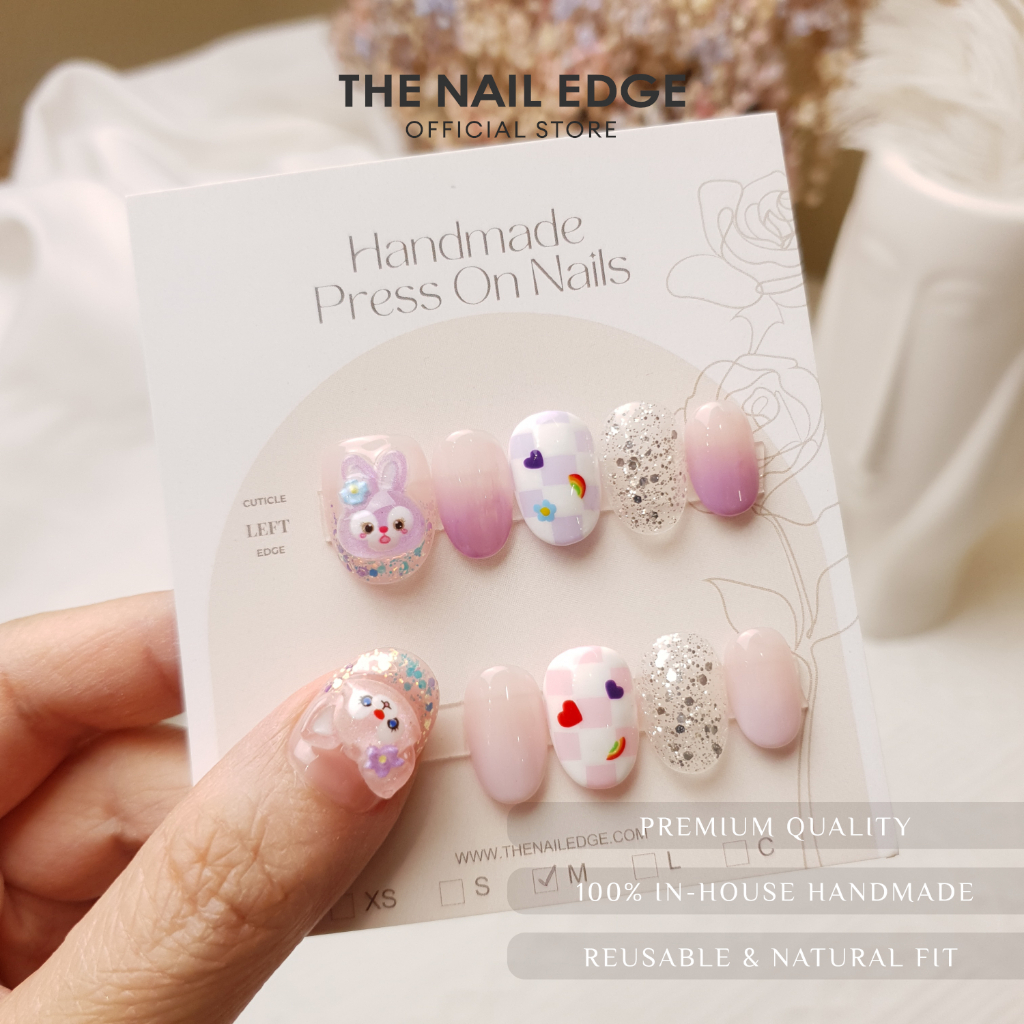 TheNailEdge Premium Handmade Press-On Nails - H089