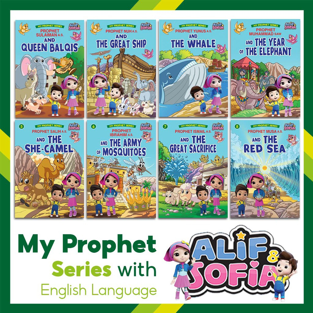 Clearance MY PROPHET SERIES ALIF & SOFIA Buku Cerita Bergambar Islam Kids Storybook