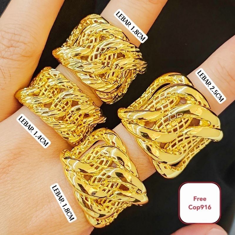 New Adira Ring Gold Saduran24K Gold-plated 24K