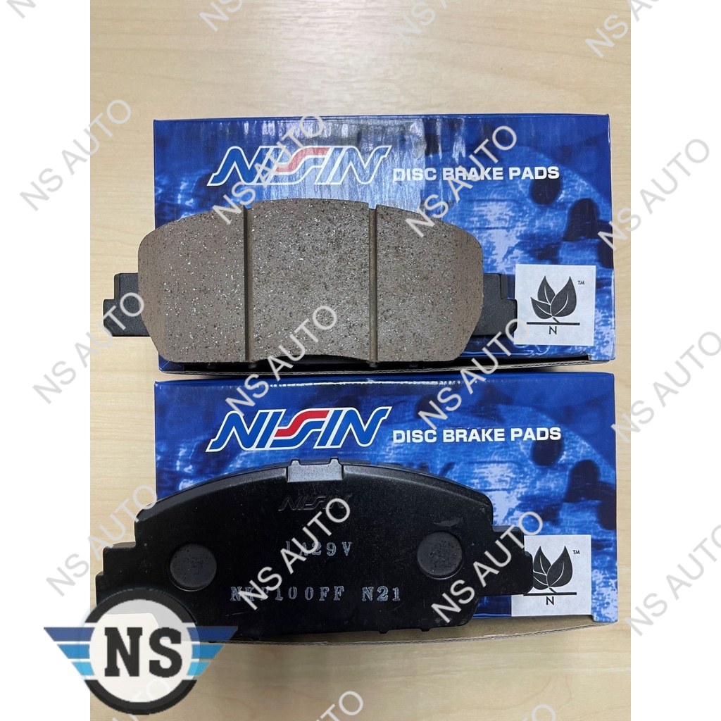 NISSIN ญี่ปุ่น HONDA ผ้าเบรคหน้า HRV T7A 1.8/ ACCORD T2A CR1 CR2/ ODYSSEY RC1 T6A 2.4/ NPO-162W