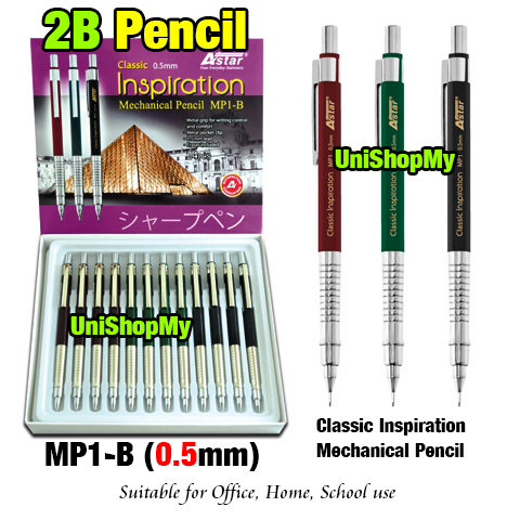 ASTAR MP1 0.5 / 0.7 MECHANICAL PENCIL 2B