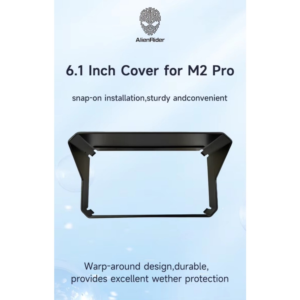AlienRider ระบบขี่มอเตอร์ไซค์ 6.1 นิ้วสําหรับ M2 M12 Pro เท่านั้นสําหรับ AlienRider Carplay