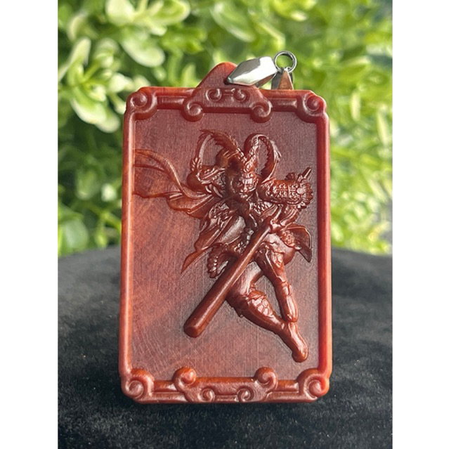 เครื่องรางจักรพรรดิ์ Mu Qitian Dasheng [กว้าง 3ซม. สูง 4,5ซม. หนา 8มม.]