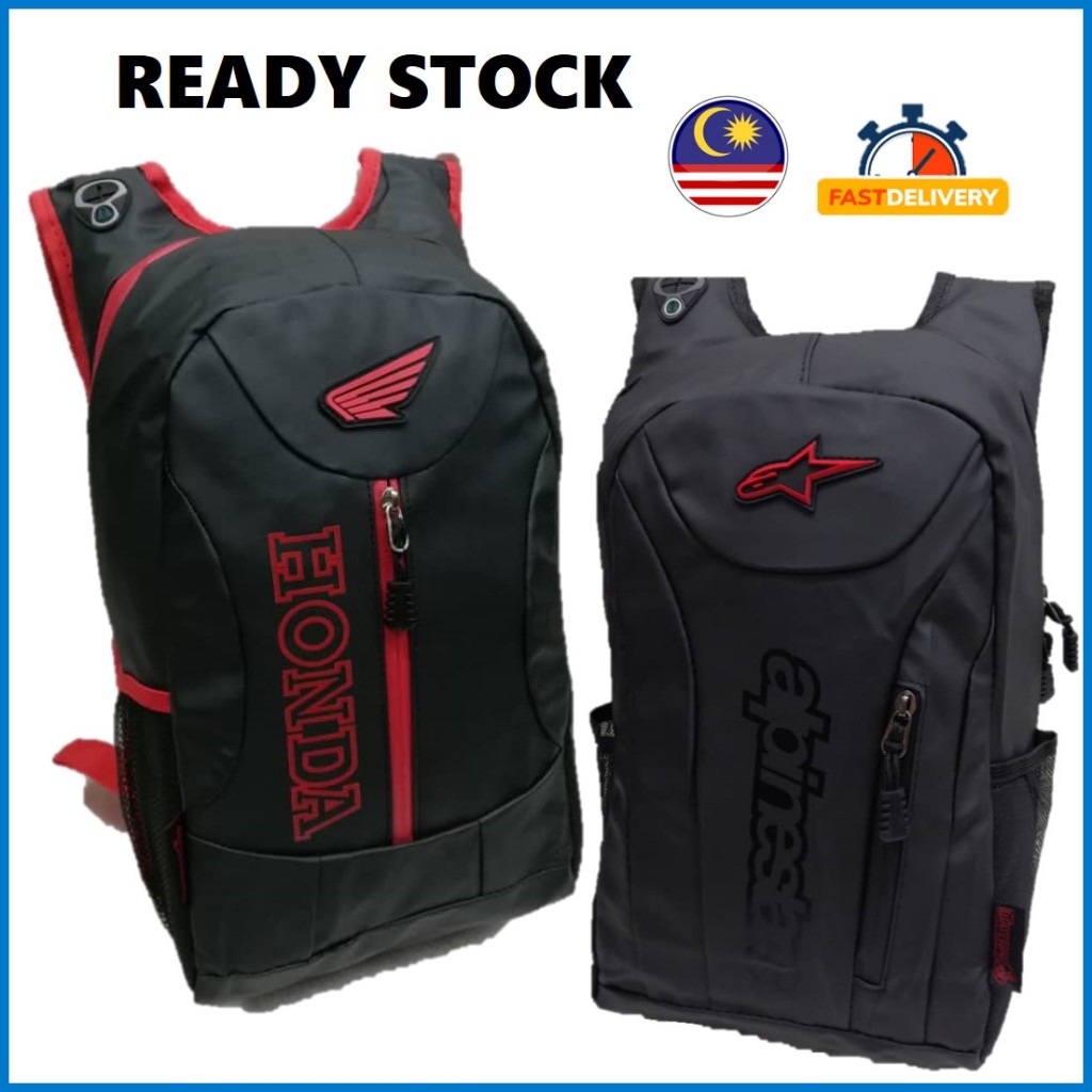 กระเป๋ากันน้ํา Outdoor Travel Biker กระเป๋าเป้สะพายหลังผู้ชายแฟชั่นทุกวัน Beg Air Kalis Galas Beg Belakang Lelaki กระเป๋าแล็ปท็อป