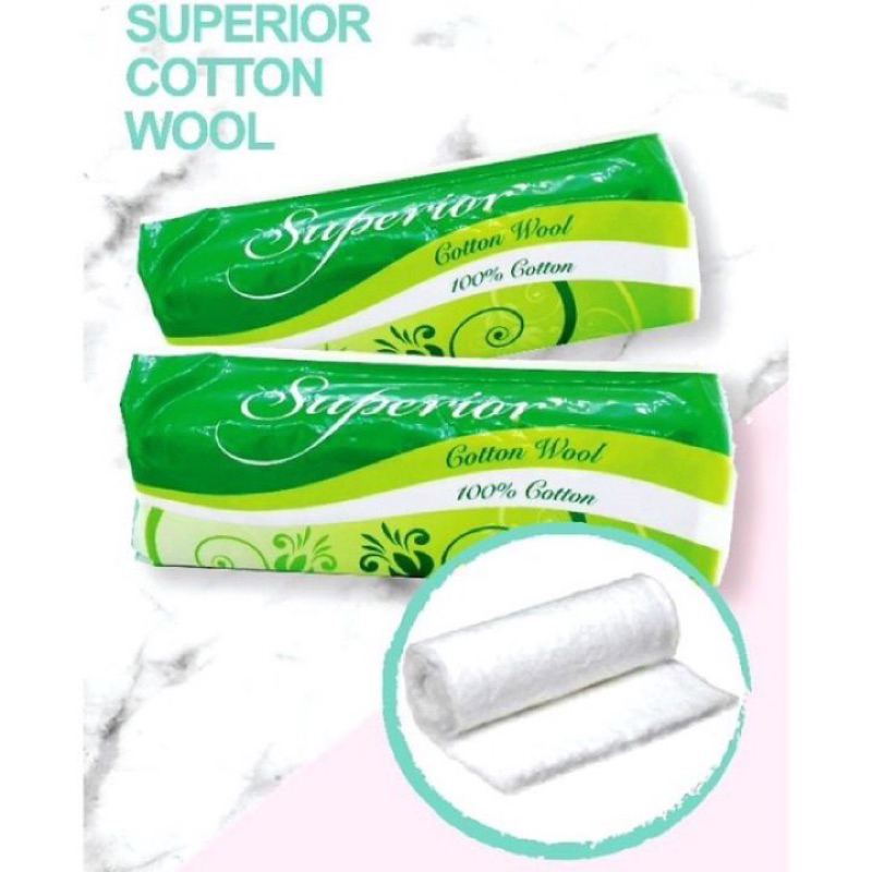SUPERIOR COTTON WOOL / KAPAS PUTIH COTTON SUPERIOR 300 กรัม