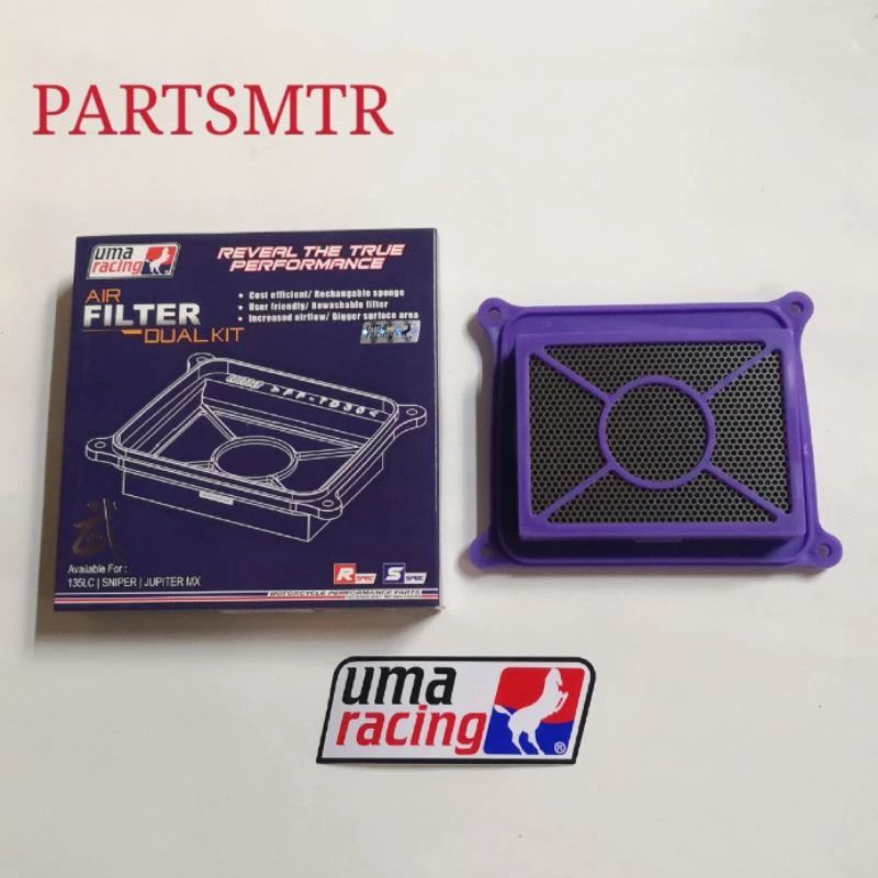 LC 135 UMA RACING AIR FILTER DUAL KIT LC 135
 คุณภาพสูง
 UMARACING
 PARTSMTR