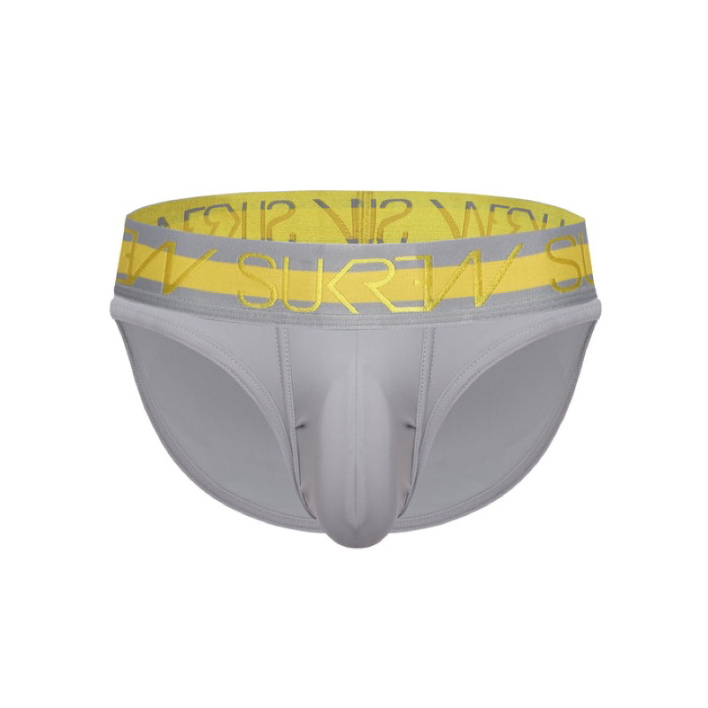 Sukrew Mens ชุดชั้นในคลาสสิกสั้นขยายกระเป๋า