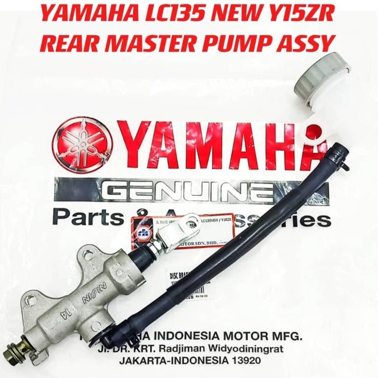 YAMAHA LC135 ใหม่ / Y15ZR ปั๊มหลักด้านหลัง 0 ปั๊มเบรกขวด MASTERPUMP ASSY V2 V3 V4 V5 V6 LC 135