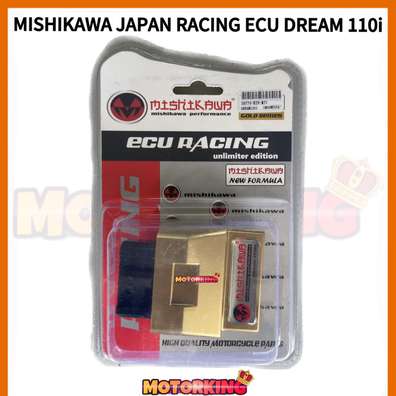 MISHIKAWA JAPAN RACING ECU HONDA DREAM 110i NO LIMIT NO CUT OFF EXTRA POWER PLUG N PLAY