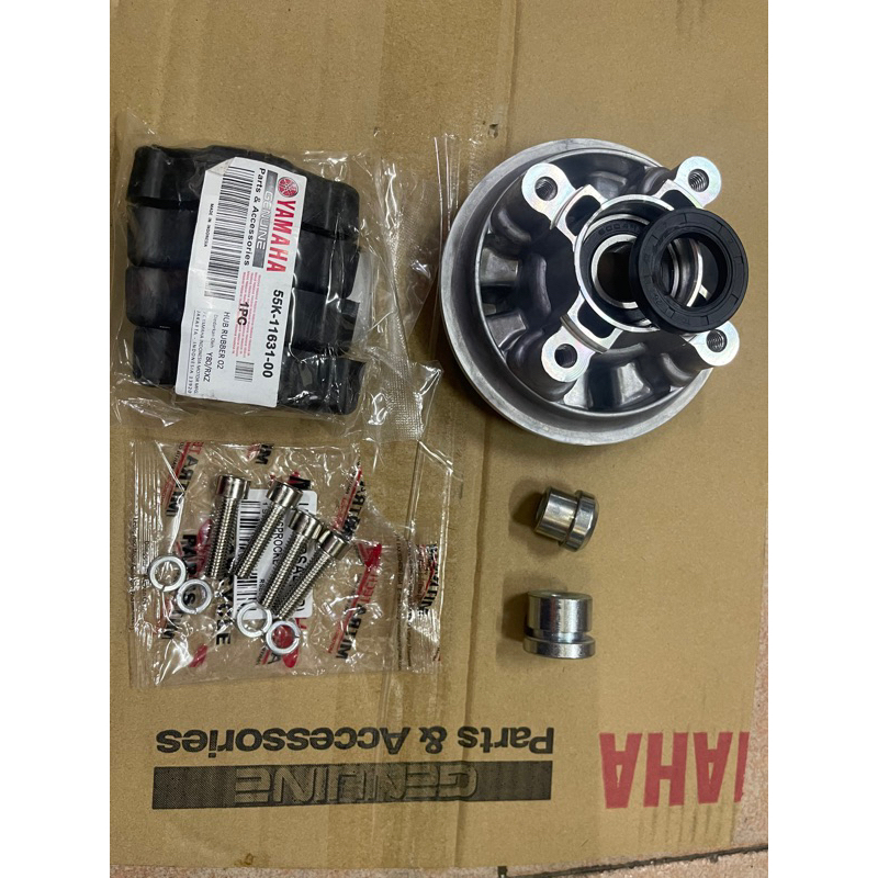 Yamaha LC135 V1-v4 LAGENDA110-Z/ZR Sprocket Hub Set / Clutch Hub Collar Bush HUB SPOKET DRUM 4SPEED 