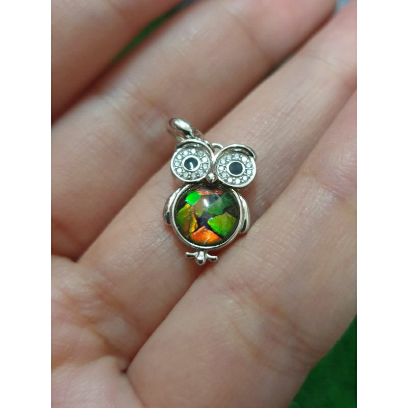 คริสตัลธรรมชาติ Ammonite จี้ 拼特级猫头显瘦彩裙