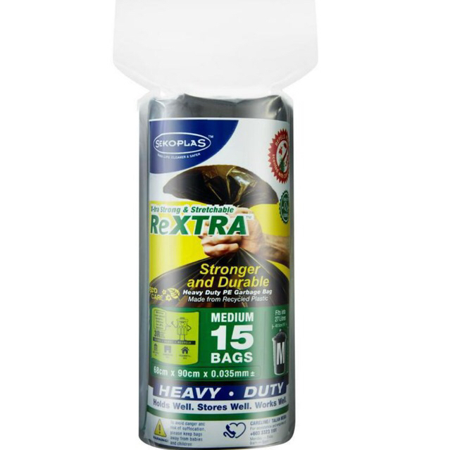 ถุงขยะ Shovel Rextra HDPE
