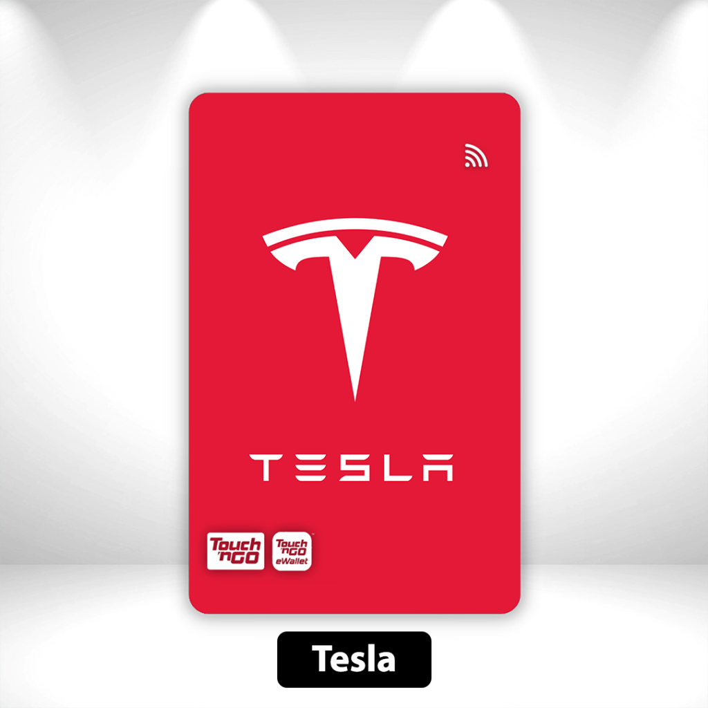 Tesla - สติ๊กเกอร์ TNG สติ๊กเกอร์ TNG การ์ด NFC Skincard สติ๊กเกอร์ Tesla โดย Sticko Animation Touch