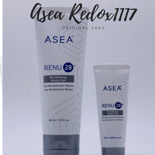 Asea Renu 28 Revitalizing Redox เจลตัวอย่าง 90 มล. ฟรี 10 มล. 1TUBE