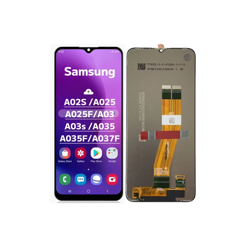 LCD SAMSUNG A02S A025F/ A03 A035 A035F/ A03s A037F สําหรับกระจกหน้าจอสัมผัส Digitizer