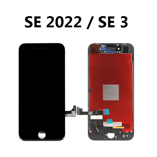 สําหรับโทรศัพท์ SE 2022/SE 3/SE3 จอแสดงผล LCD พร้อมหน้าจอสัมผัสแก้ว Digitizer สําหรับซ่อม A2783 A259