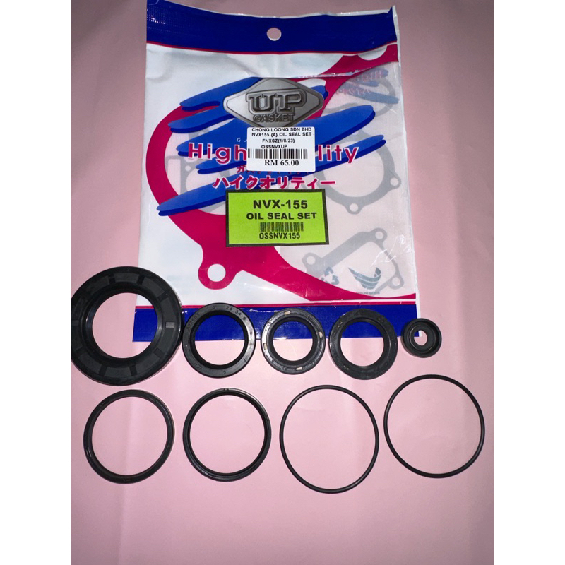 YAMAHA NVX155 ชุดซีลน้ํามัน // NVX 155 NVX-155 ซีลน้ํามัน ชุดสมบูรณ์ ENGINE OVERHAUL ชุดซีลน้ํามัน N