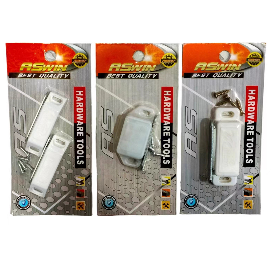 Ant WORLD MART Magnet Latch สําหรับ Carbinet ล็อคประตูชัตเตอร์ด้วยสกรู 衣柜磁铁锁