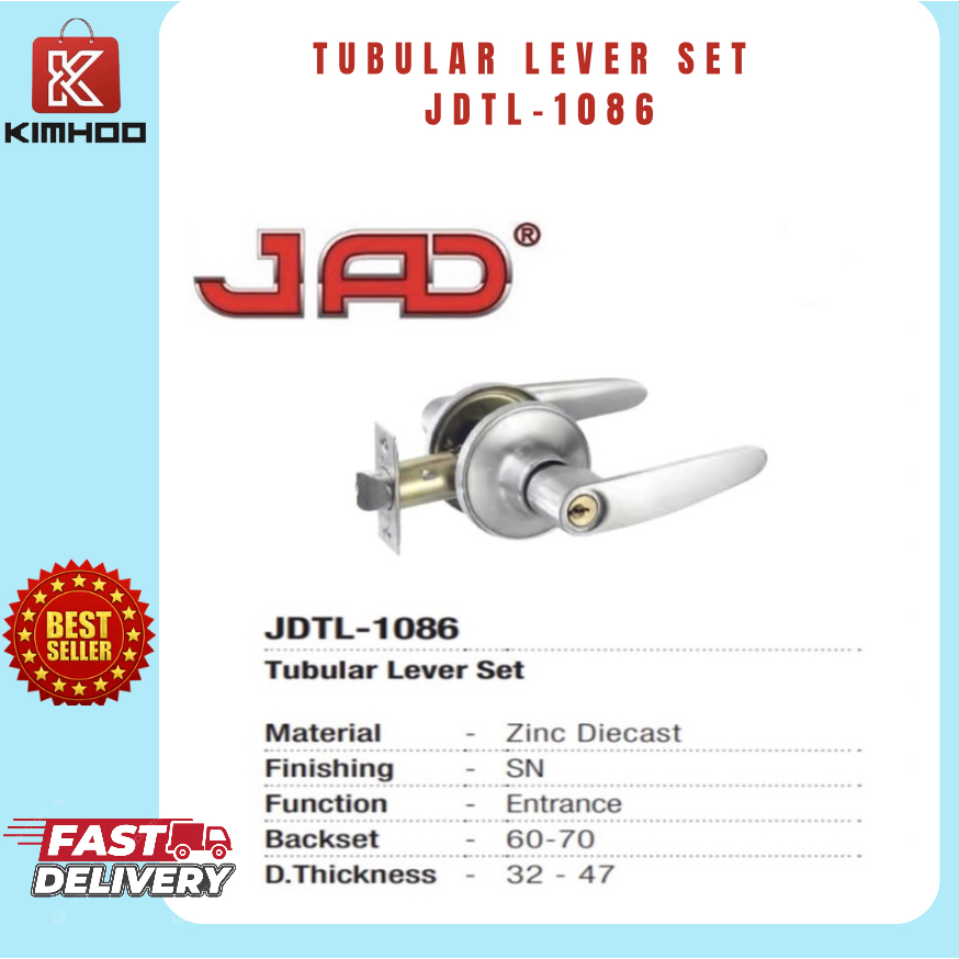 ชุดล็อคระดับท่อ // JDTL-1086 // 60mm - 70mm // 35-47mm // ติดตั้งง่าย // JAD