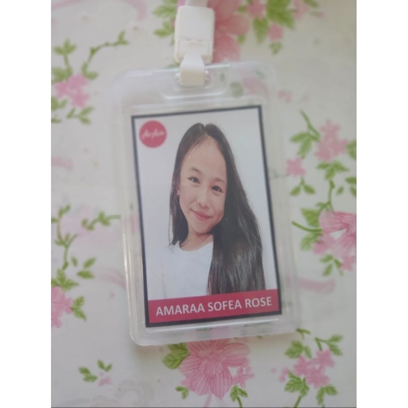 CHILDRENS COSTUME FLIGHT ATTENDANT NECK ACCESSORIES TAG