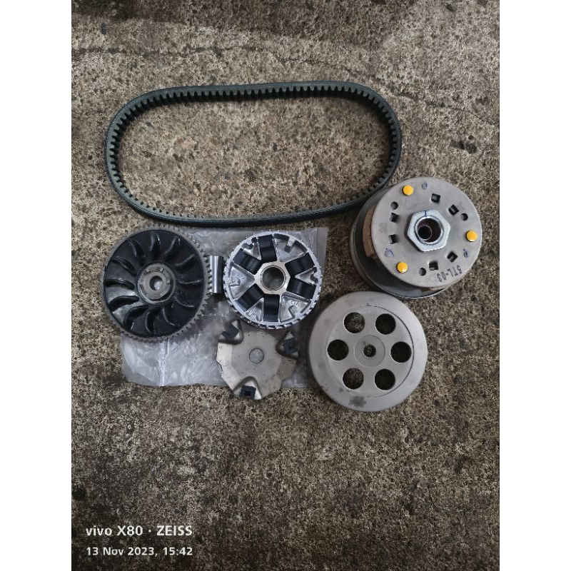 PULLEY DEPAN PULLEY BELAKANG TIMING BELT FAN PULLEY KIPAS PULLEY ICON HONDA ICON /SPACY/CLICK TIMING
