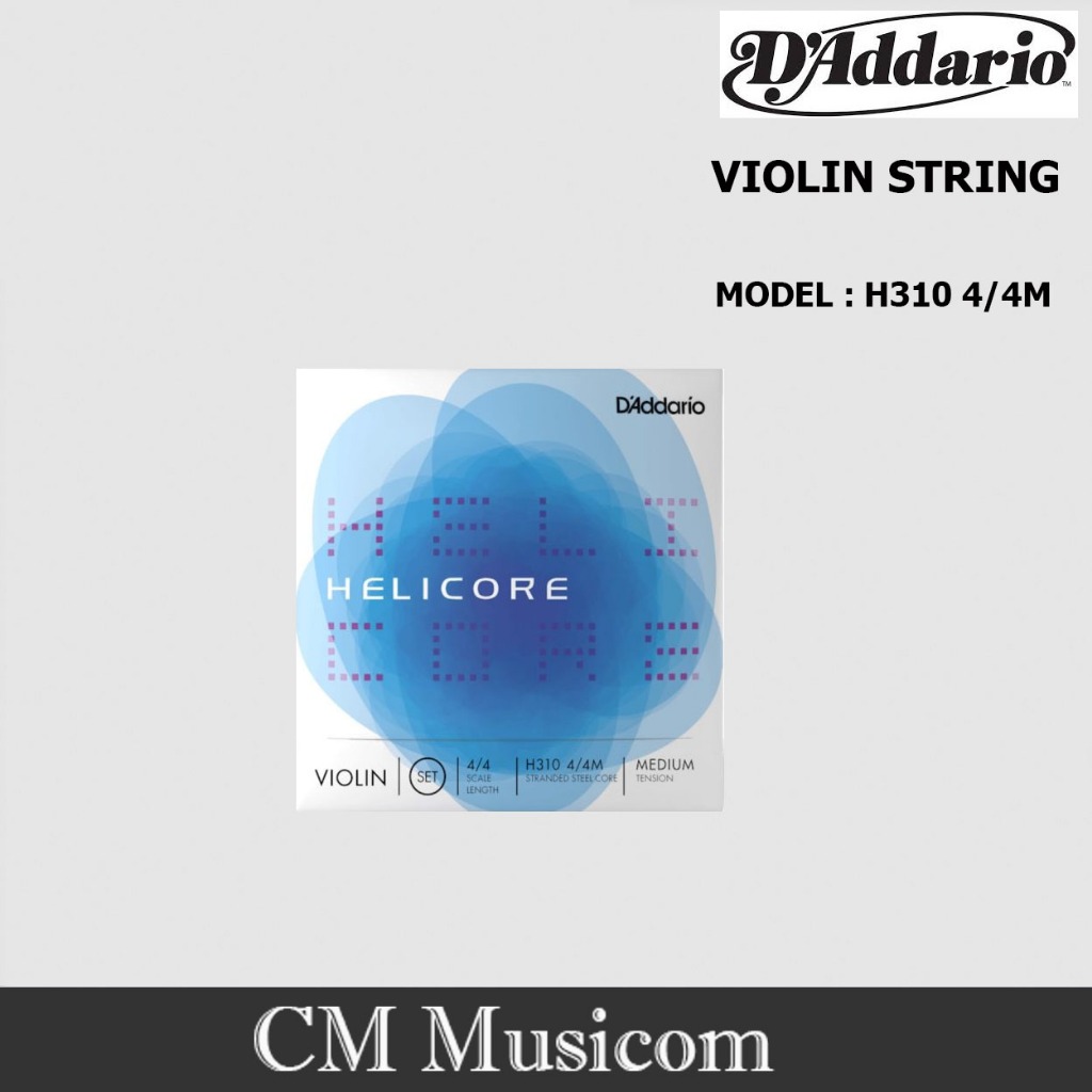 D'ADDARIO สายไวโอลิน HELICORE Medium Tension (DAddario) H310 4/4M