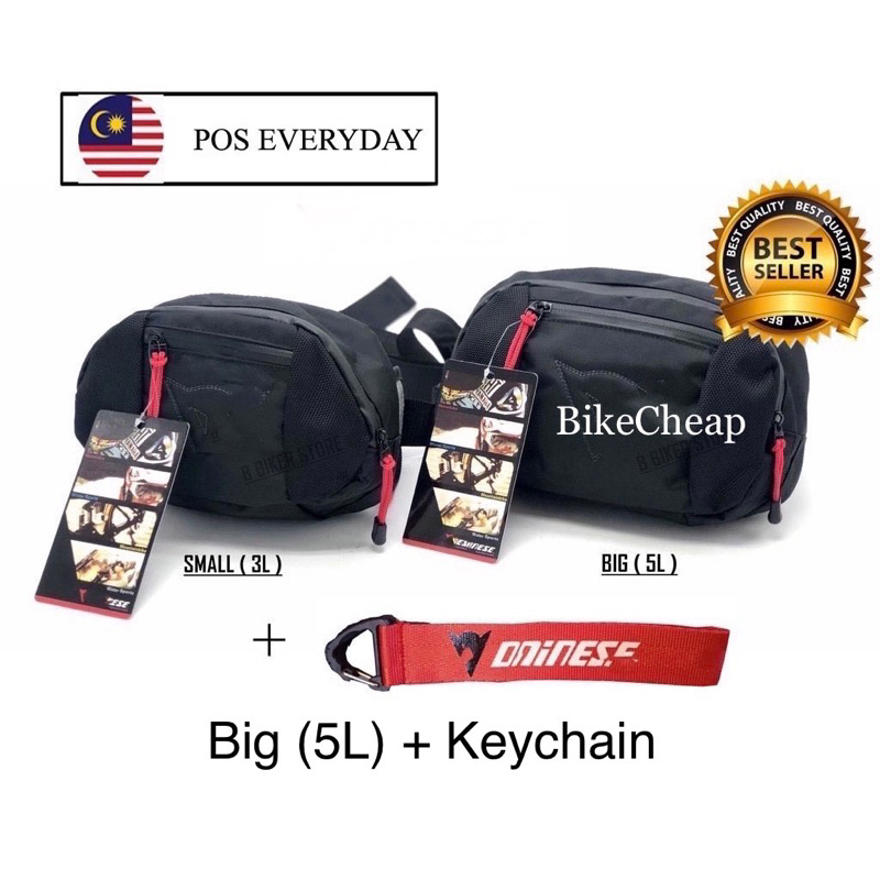 Daine LOGO TIMBUL POUCH BAG WATERPROOF BELT BAG & SMALL r15 r25 adv150 mt15 mt25 yamaha honda taichi