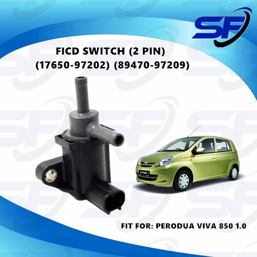 PERODUA VIVA 850 1.0 FICD SOLENZANOID VALVE SWITCH 17650-97202 89470-97209 (2 PIN)