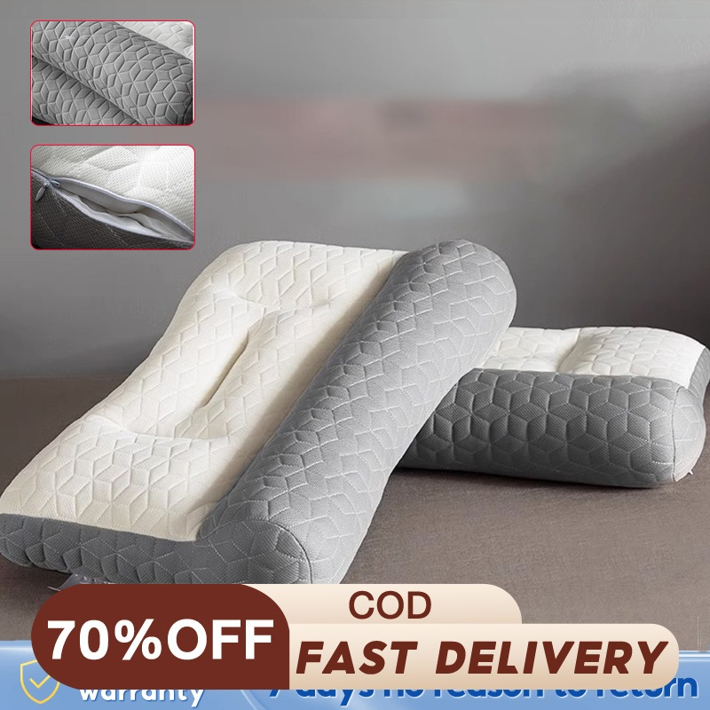 Traction หมอนบ้าน Haven 1KG หมอนผ้าฝ้ายห้องนอนเตียง Sleep หมอนปากมดลูกหมอนสูง Core Frosted หนา