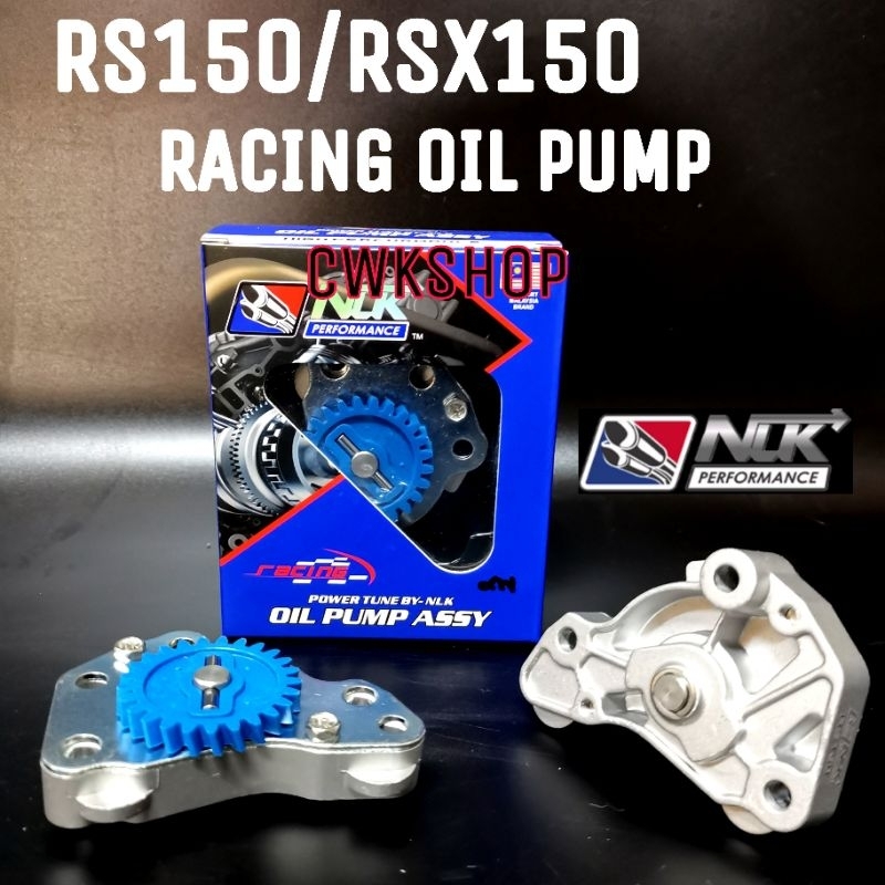 NLK ปั๊มน้ํามัน RS150/RSX150 RACING ปั๊มน้ํามัน CNC NLK PERFORMANCE