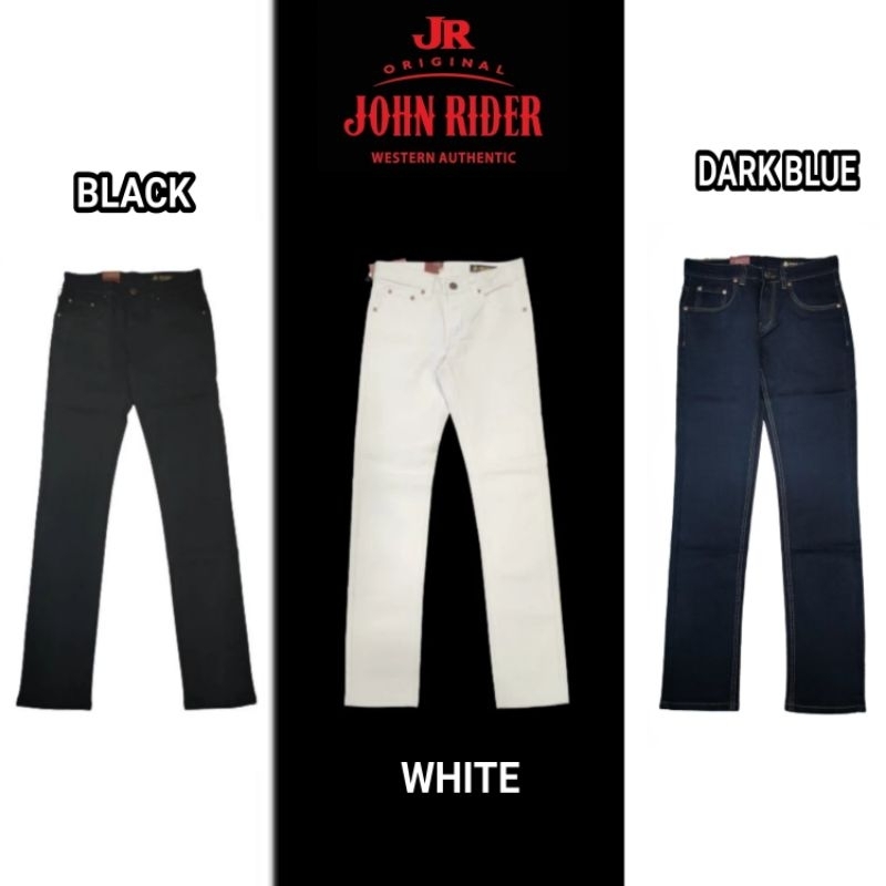 John Rider Slim Fit Jeans กางเกงยีนส์ Unisex ยืดได้ 522-21232/ 522-21145 / 522-21234