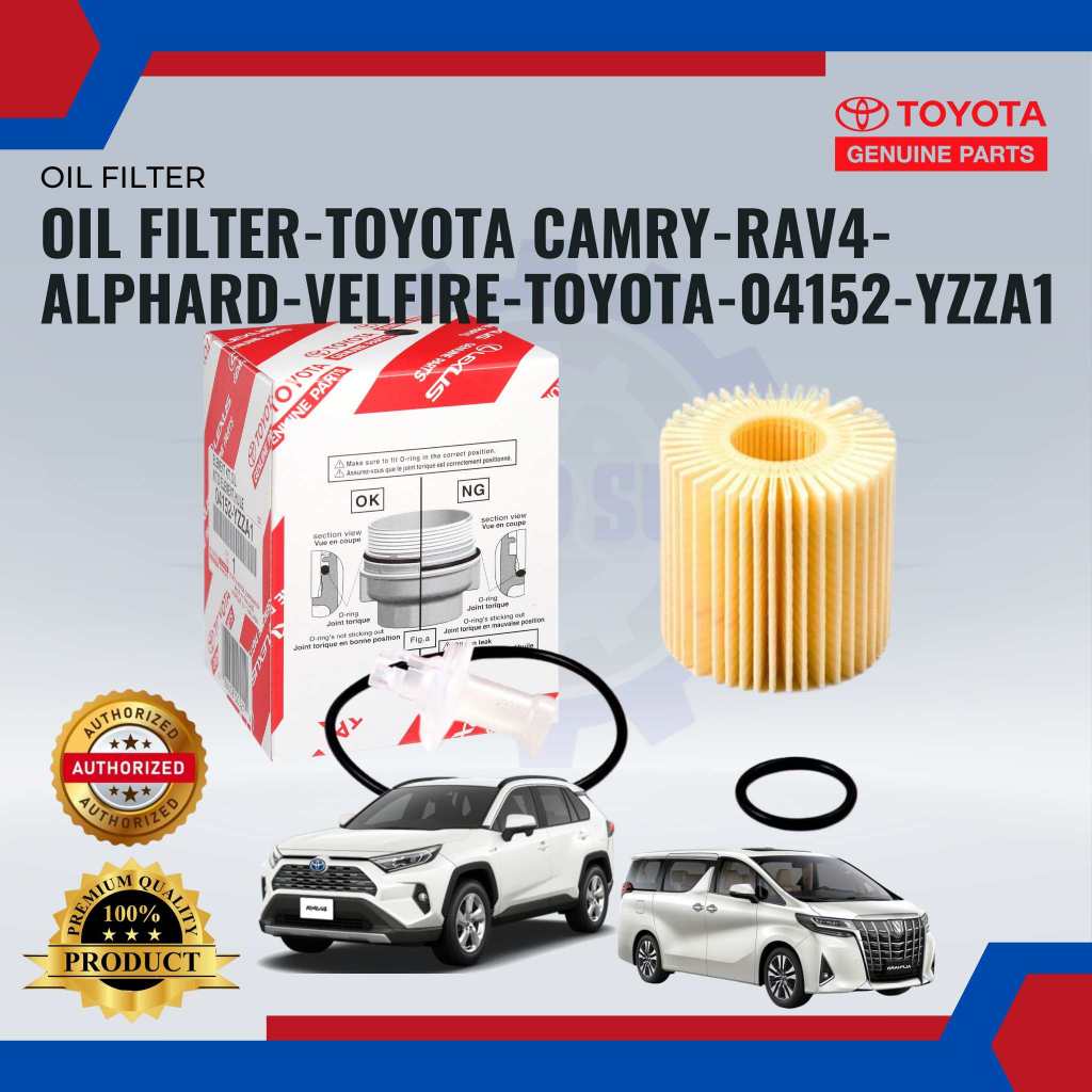กรองน้ํามัน-Toyota Camry-Rav4-Alphard-Velfire-Toyota-04152-YZZA1