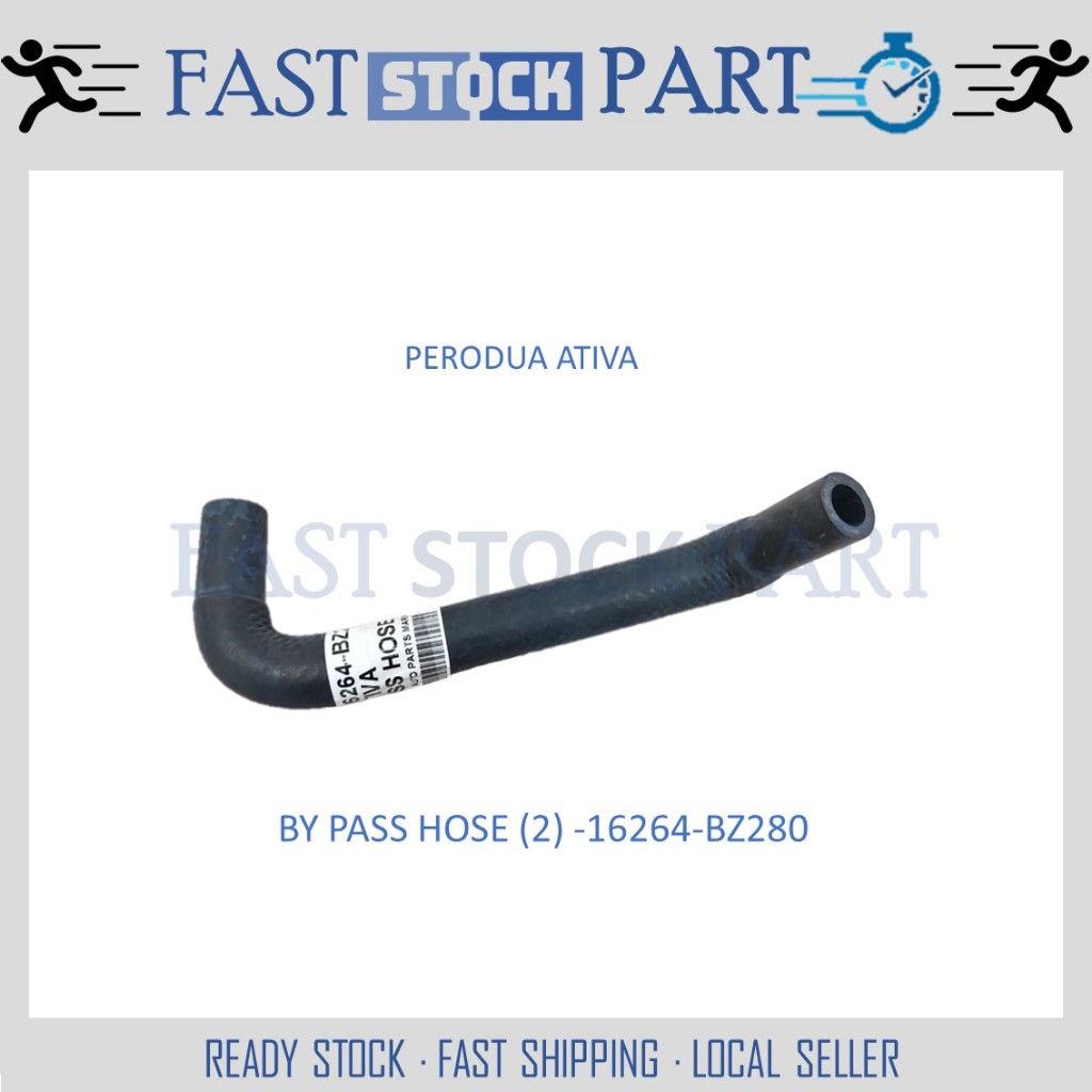 1PC BY PASS HOSE (2) RUBBER - 16264-BZ280 PERODUA ATIVA
