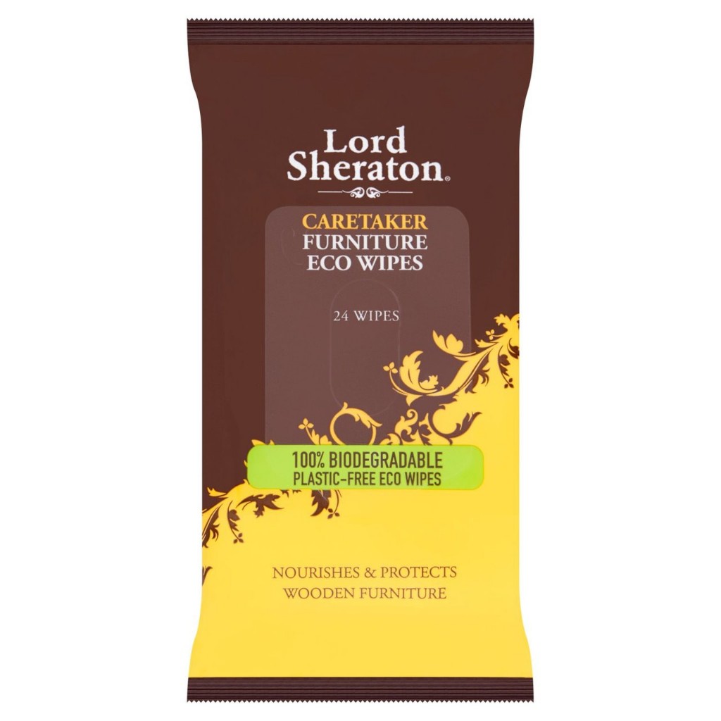 Lord Sheraton Caretaker Eco Wipes 24s - พลาสติกย่อยสลายได้ 100% ฟรี