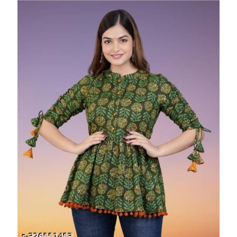 อินเทรนด์ & Sensational ผู้หญิงสั้น Kurtis FreeShipping