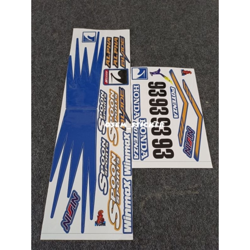 สติ๊กเกอร์ HONDA WAVE 110 ALPHA BLADE V1 /ALPHA BLADE SPOON V1