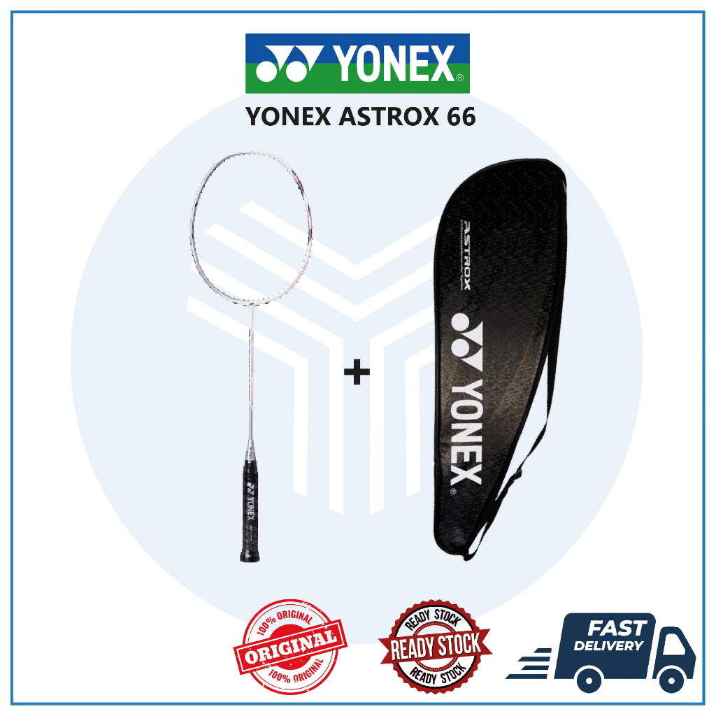 Yonex ASTROX 66 4UG5 MIST PURPLE [กรอบ + กริป + ฝาครอบ]