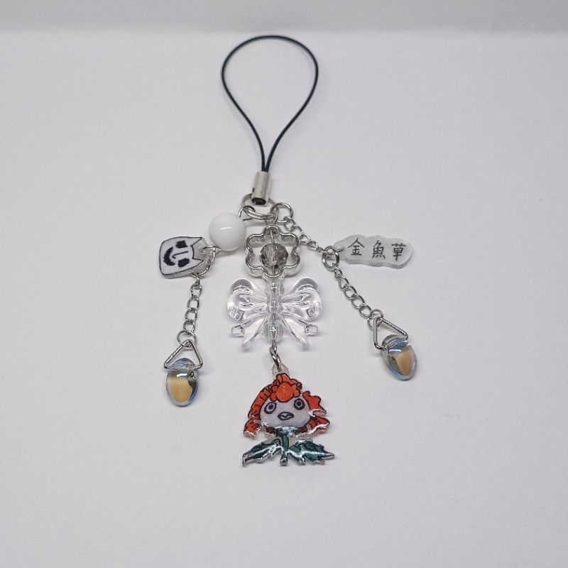 [PuCa] Kingyosou สายรัดโทรศัพท์/อะนิเมะ/Hozuki no Reitetsu/พวงกุญแจ/เสน่ห์โทรศัพท์/มังงะ/ปลาทองโทรศั