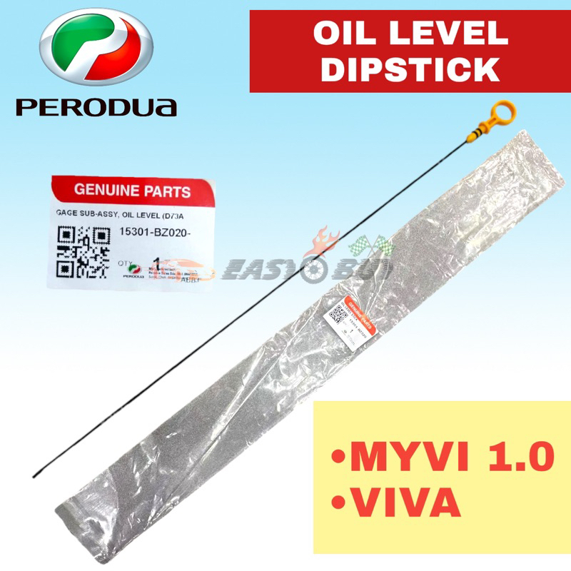PERODUA ENGINE OIL DIPSTICK / OIL LEVEL STICK - PERODUA VIVA ALL / MYVI 1.0 เพียง 15301-BZ020