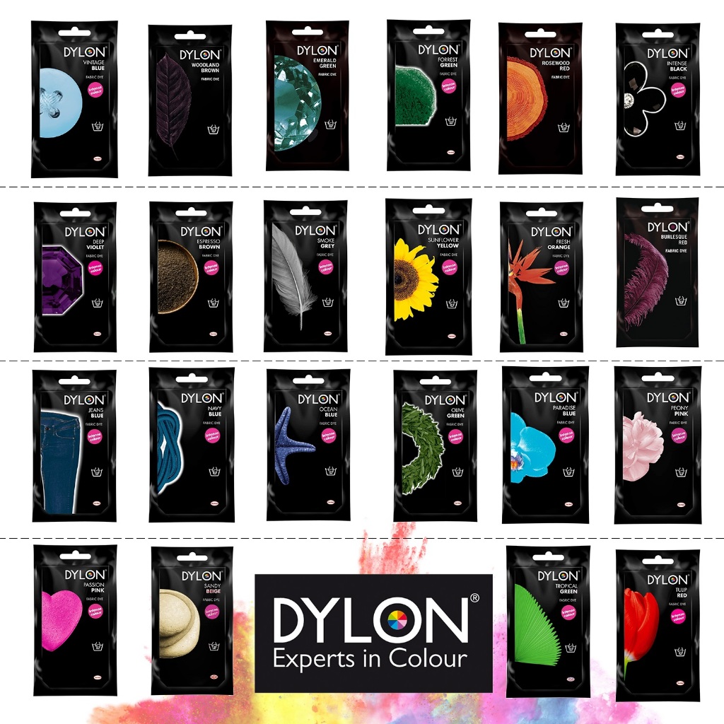DYLON Fabric Hand Dye 50g (สีเข้มข้น)