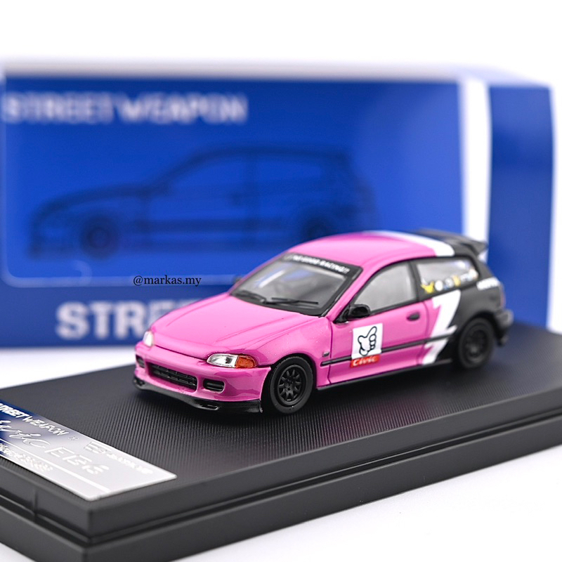 STREET WEAPON 1/64 HONDA EG6 PINK