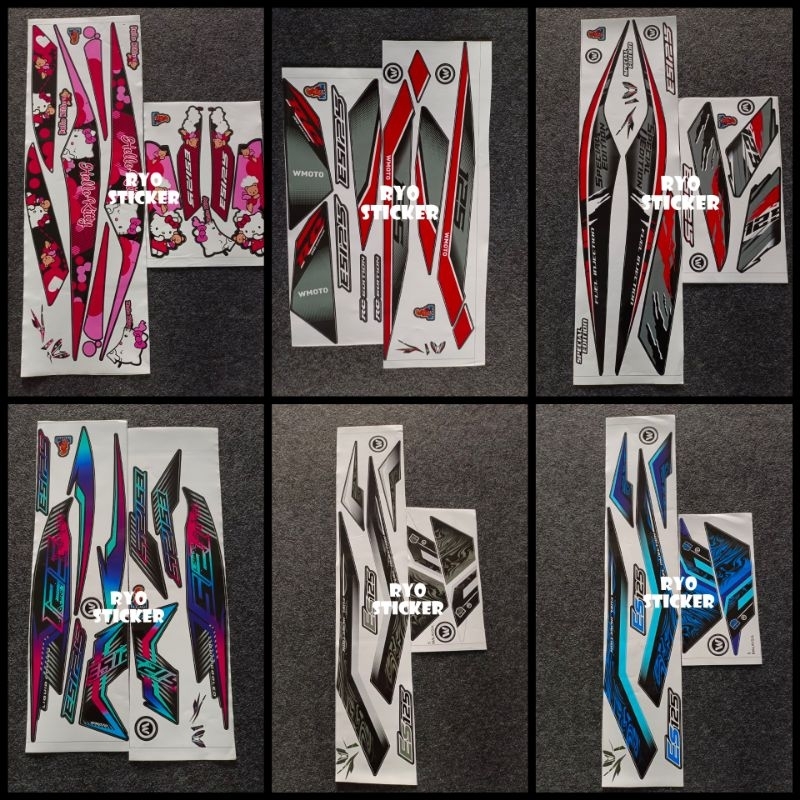สติ๊กเกอร์ WMOTO ES 125/ ES125 LUMIUT BATIK /RC/ HELLO KITTY /SPECIAL EDITION