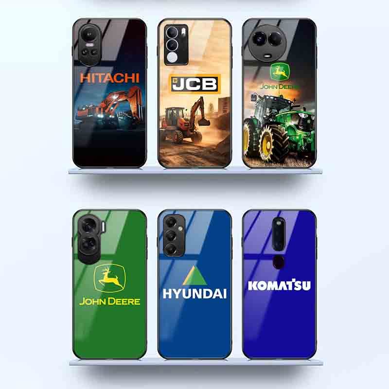 PC Plexiglass Back Case Heavy Machinery B Series VIVO IQOO Neo 10/IQOO Z10/Z9/Z9X/IQOO Z7/ Z7X/Z7 Pr