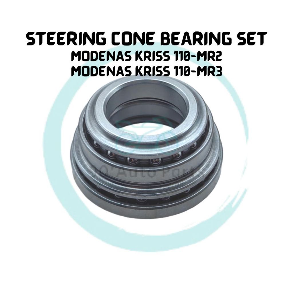 มอเตอร์โหมด KRISS 110 MR2 KRISS 110 MR3 EURO 3 HANDLE STEERING CONE BEARING SET TAIWAN
