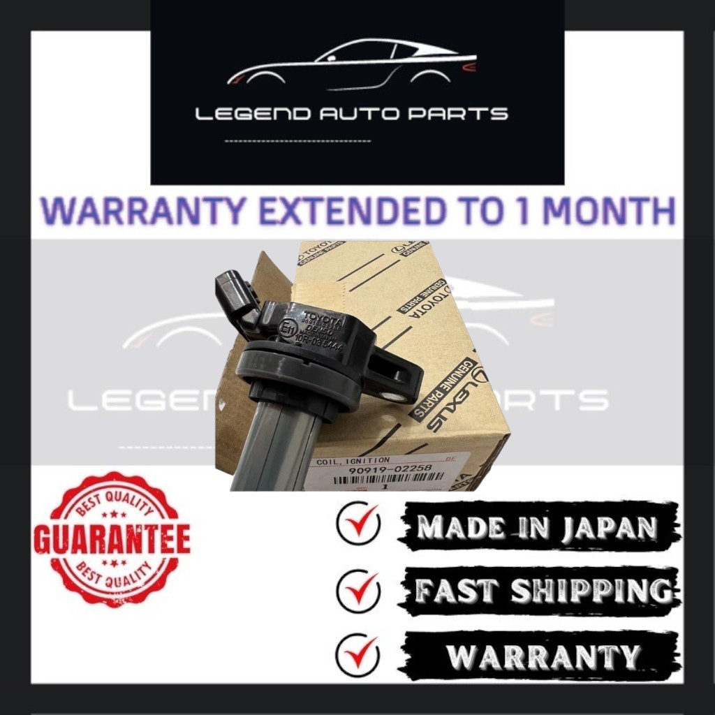 Toyota Altis/Wish/Harrier Prius Lexus CT200H 2009-2020 1.6/1.8/2.0 ปลั๊กจุดระเบิดคอยล์ 90919-02258