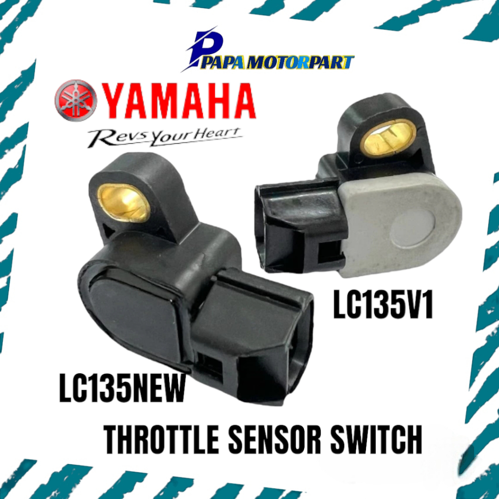 Yamaha LC135 V1 V2 V3 V4 V5 V6 V7 CARBURETOR THROTTLE POSITION SENSOR SWITCH TPS LCNEW LCV2 LCV1 THROTTLE SENSOR SWITCH