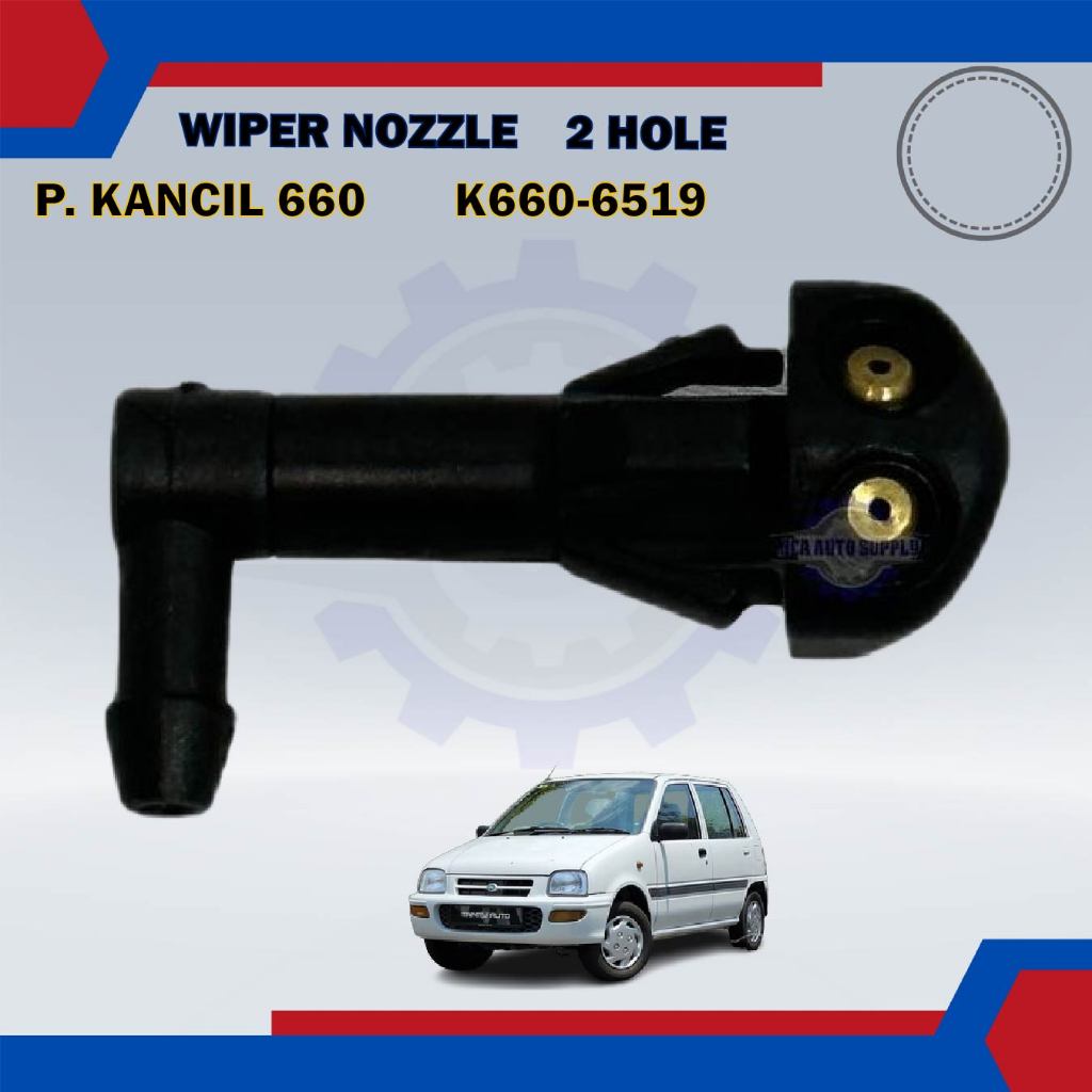 หัวฉีดปัดน้ําฝน Perodua Kancil 660 (2 รู)-K660-6519