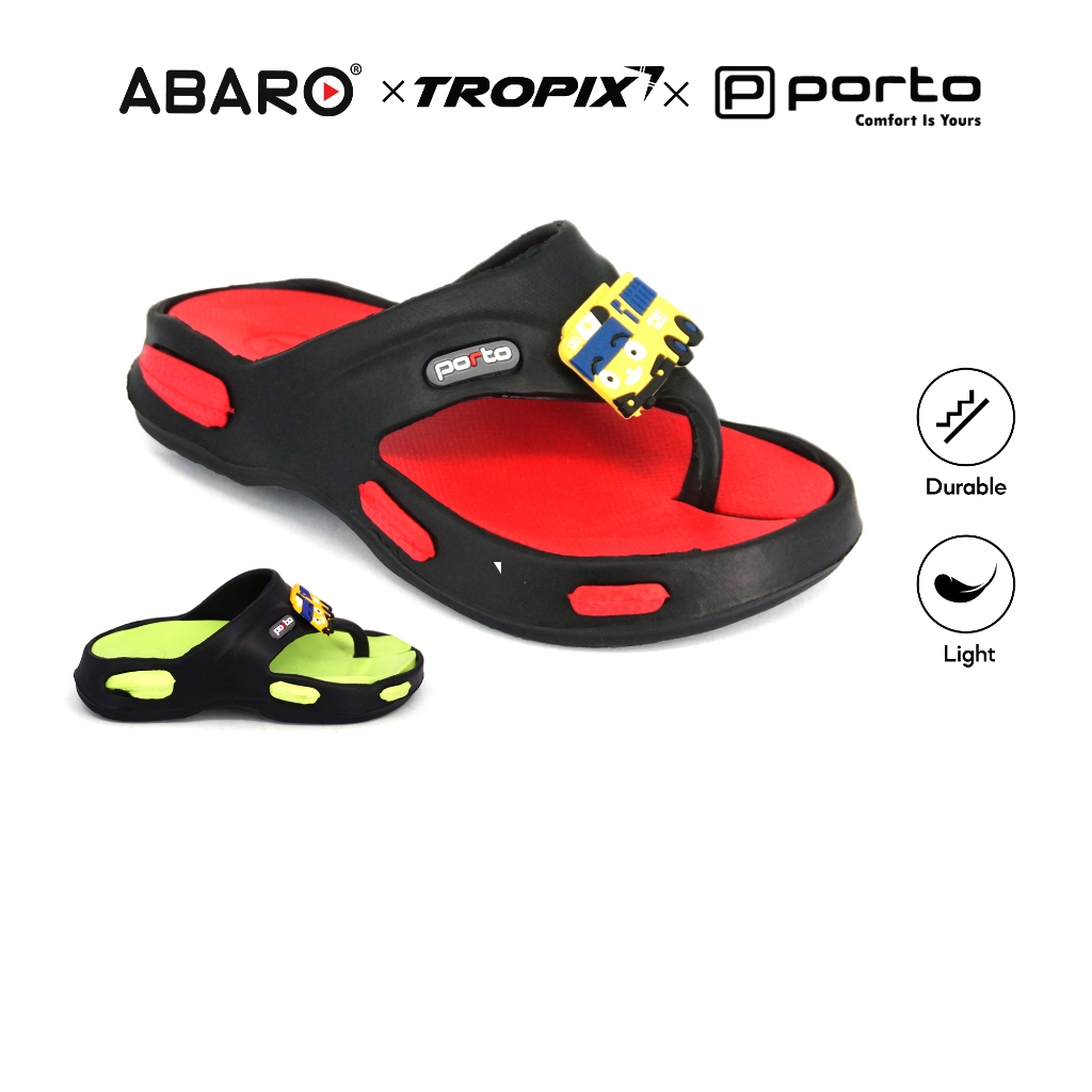 Abaro รองเท้าแตะลําลอง EVA แบบนิ่ม ใส่สบาย น้ําหนักเบา สําหรับเด็ก FFN41C1 TROPIX PORTO